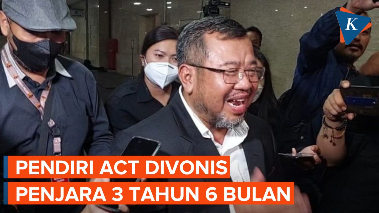 Pendiri ACT Ahyudin Divonis Penjara 3 Tahun 6 Bulan atas Kasus Penggelapan Sumbangan