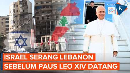 Israel Tetap Serang Lebanon Termasuk Saat Beirut Bersiap Sambut Paus Leo XIV