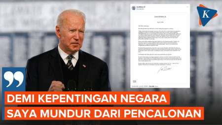 Alasan Joe Biden Mundur dari Pilpres AS