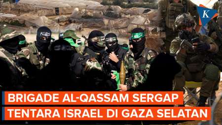 Brigade Al-Qassam Sukses Sergap Tentara Israel di Gaza Selatan