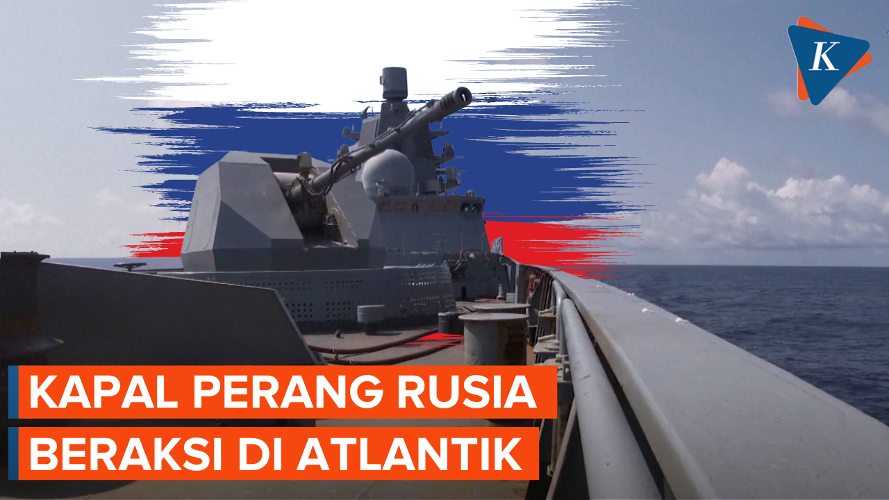 Kapal Perang Rusia Simulasi Peluncuran Rudal Zircon di Atlantik