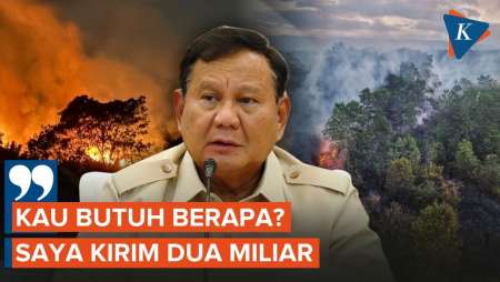 Arahan Prabowo Tangani Karhutla: Rekrut Polisi Hutan, Kucurkan Miliaran Rupiah, Dan Salurkan Ratusan