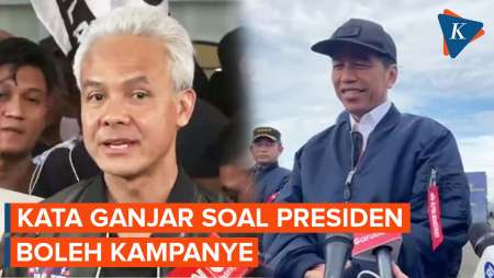 Respons Ganjar soal Jokowi Sebut Presiden dan Menteri Boleh Memihak