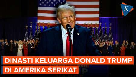 Menang Pilpres, Ini Dinasti Keluarga Donald Trump di AS