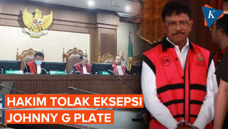 Hakim Tolak Eksepsi Johnny Plate, Sidang Korupsi BTS 4G Dilanjutkan
