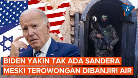 Terowongan di Gaza Dibanjiri Air Laut oleh Israel, Biden Membela