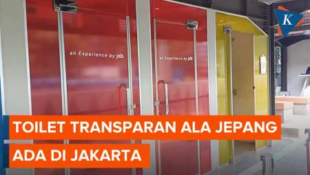 Uniknya Toilet Transparan Ala Jepang di Jakarta