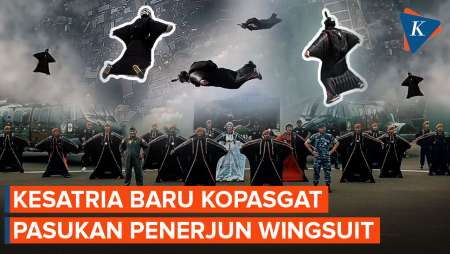 Mengenal Satuan Baru Kopasgat, Regu Penerjun Bersayap Wingsuit