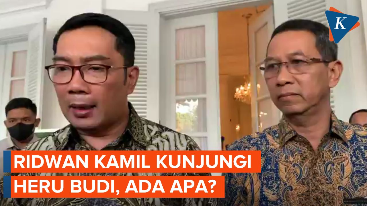 Ridwan Kamil dan Heru Budi Bahas Permasalahan di Perbatasan Jawa Barat dengan Jakarta