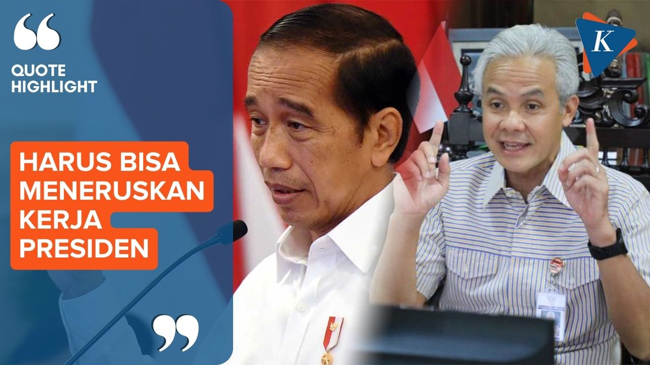 Ganjar Ungkap Kriteria Capres Jokowi