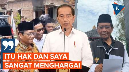 Jokowi Tanggapi Mundurnya Mahfud dari Menko Polhukam, Tegaskan Kabinet Tetap Solid