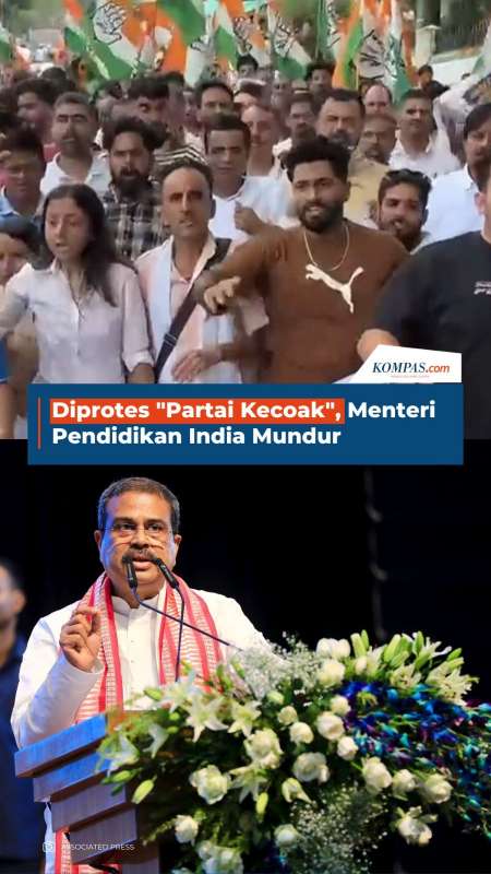 Diprotes 'Partai Kecoak', Menteri Pendidikan India Mundur