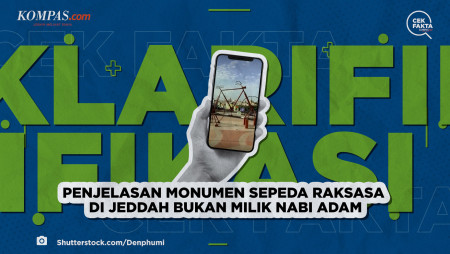 Penjelasan Monumen Sepeda Raksasa di Jeddah Bukan Milik Nabi Adam