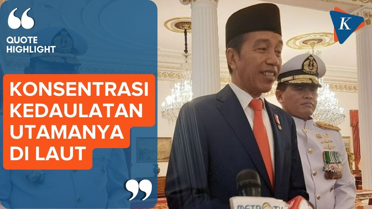 Jokowi Tekankan soal Tugas Utama KSAL untuk Menegakkan Kedaulatan Wilayah Laut Indonesia