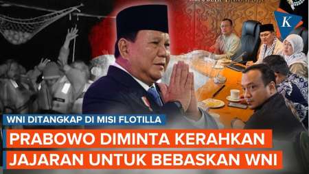 Prabowo Diminta Kerahkan Jajaran Untuk Bebaskan WNI Yang Ditangkap Israel Di Misi Flotilla
