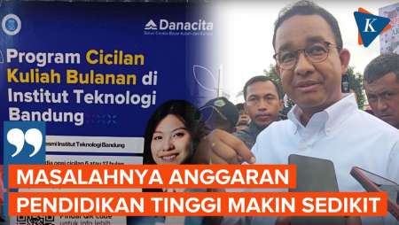 Anies Tanggapi Polemik Pinjol Kampus, Sebut Anggaran Pendidikan Tinggi Makin Sedikit