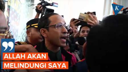 Pernyataan Nadiem Saat Keluar dari Gedung Kejaksaan..