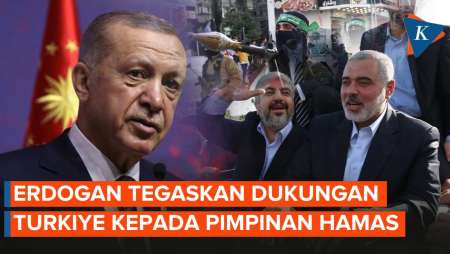 Erdogan: Turkiye Tegas Dukung Pemimpin Hamas