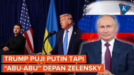Di Depan Zelensky, Trump Puji Putin Tapi Beri Sinyal "Ragu" Sepakat Dengan Ukraina