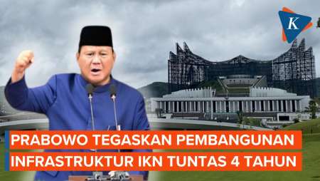 Prabowo Tegaskan Komitmen Pembangunan Infrastruktur IKN Tuntas 4 Tahun