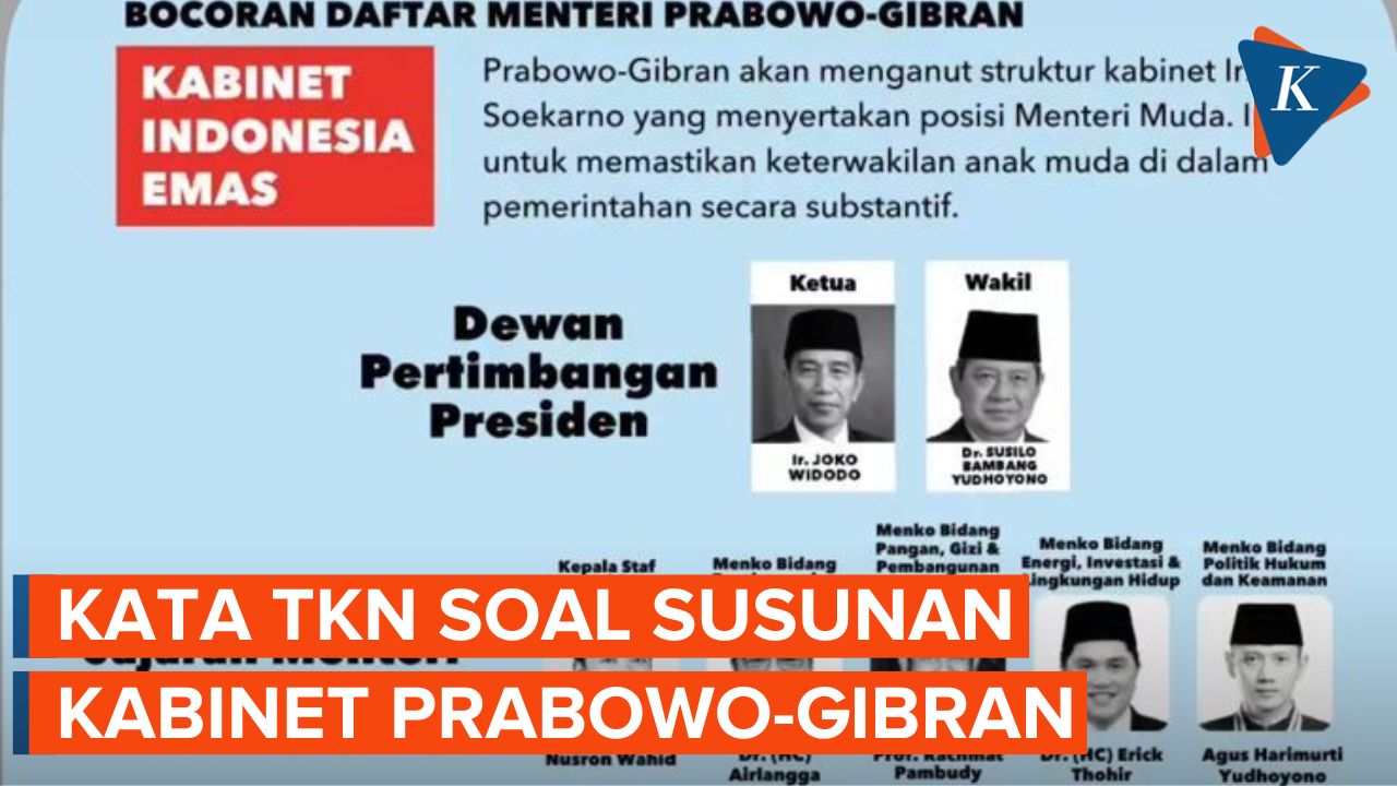 Prabowo Disebut Belum Bahas Kabinet, Susunan Yang Beredar Dianggap ...