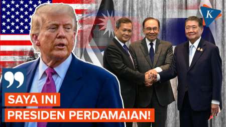 Sesumbar Damaikan Thailand-Kamboja, Trump: Saya Ini Presiden Perdamaian