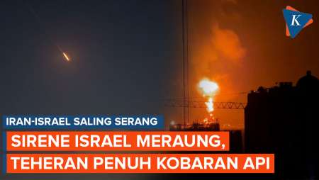 Iran-Israel Saling Serang, Sirene Tel Aviv Meraung, Teheran Membara