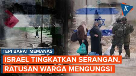 Serangan Israel di Tepi Barat Makin Menjadi, Ratusan Warga Palestina di Kamp Nur Sham Mengungsi