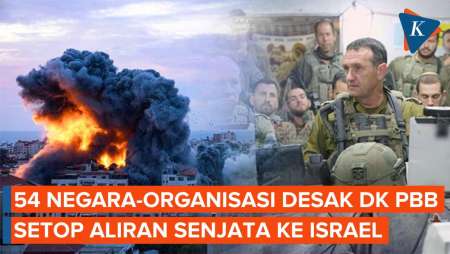 IDF Terus Mengganas di Gaza, 54 Negara-Organisasi Desak Setop Aliran Senjata ke Israel