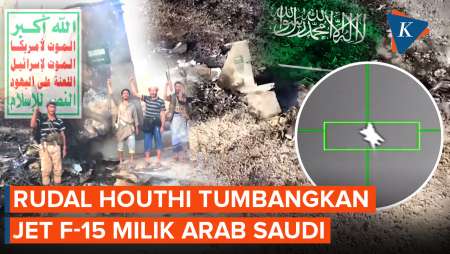 Berbekal Rudal Lokal, Houthi Klaim Sukses Tembak Jatuh Jet F-15 Saudi