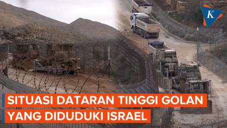 Situasi Dataran Tinggi Golan yang Diduduki Israel, Tentara dan Kendaraan Militer Berjaga