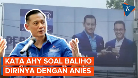 AHY Sebut Baliho Dirinya dengan Anies Jadi Sukacita Demokrat