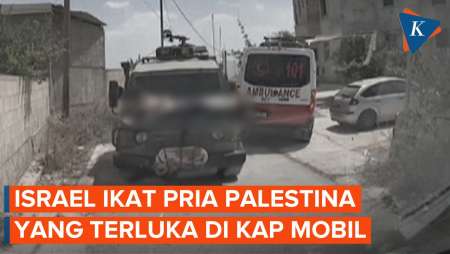 Israel Langgar Prosedur Perang, Warga Palestina yang Terluka Diikat ke Kap Mobil