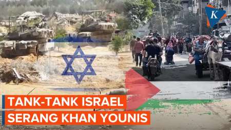 Tentara Israel Kembali Serbu Khan Younis di Gaza Selatan, 47 Orang Tewas