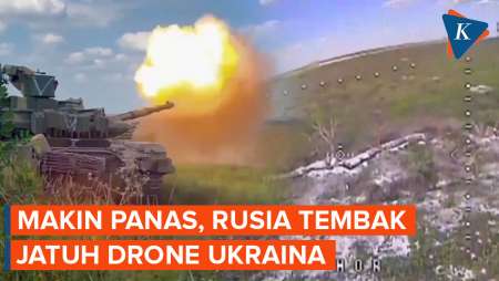 Drone Ukraina Tembus Pertahanan Rusia di Kursk