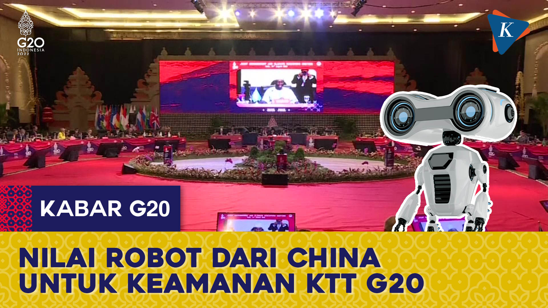 Robot dari China Bakal Bantu Keamanan KTT G20 di Bali