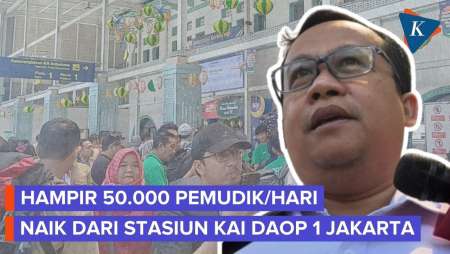 Arus Mudik Mulai Ramai, Hampir 50.000 Pemudik Kereta Berangkat Hari Ini