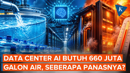 Butuh 660 Juta Galon Air, Seberapa Panas Data Center AI?