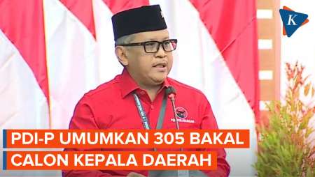 PDI-P Umumkan 305 Bakal Calon Kepala Daerah yang Diusung di Pilkada 2024, Ini Daftarnya