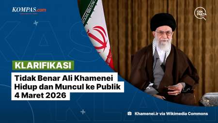 [KLARIFIKASI] Tidak Benar Ali Khamenei Hidup Dan Muncul Ke Publik 4 Maret 2026