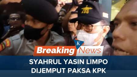 Detik-detik Syahrul Yasin Limpo Dijemput Paksa KPK, Tangannya Diborgol