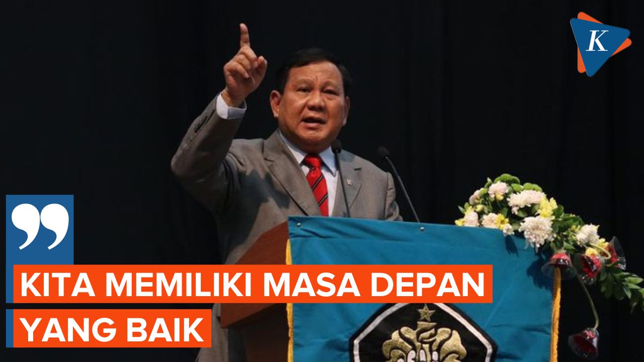 Prabowo Yakin Indonesia Memiliki Masa Depan yang Baik
