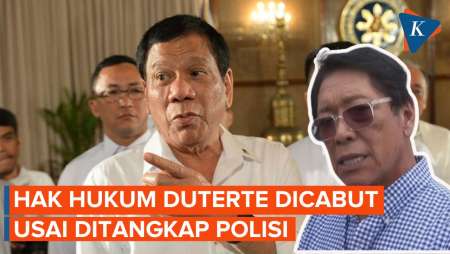 Mantan Presiden Filipina Duterte Ditangkap, Pengacara: Hak Hukumnya Dicabut