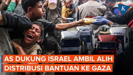 AS Dukung Israel Ambil Alih Pengiriman Bantuan ke Gaza