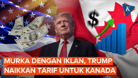 Trump Kenakan Tarif Tambahan Ke Kanada Gara-gara Iklan