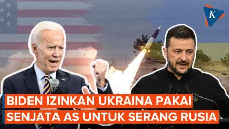 Biden Izinkan Ukraina Gunakan Senjata dari AS untuk Serang Rusia