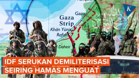 Perwira Senior IDF Serukan Demiliterisasi Gaza Seiring Hamas Menguat