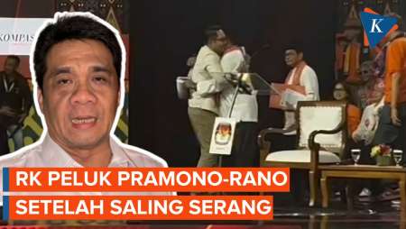 RK Peluk Pramono-Rano Usai Saling Serang di Debat Pilkada Jakarta, Ini Kata Timsesnya