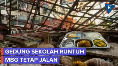 2 Tahun SD Di Kebayoran Lama Ambruk, MBG Tetap Berjalan