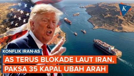Militer AS Lanjutkan Blokade Laut Iran, Paksa 35 Kapal Niaga Ubah Arah